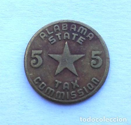 Medaglie tematiche: tax token usa alabama