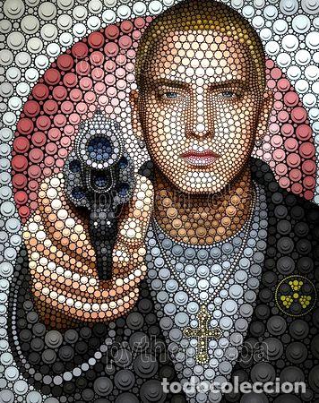 M&eacute;dailles th&eacute;matiques: hermoso poster eminem 42x30 cm