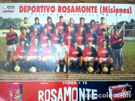 M&eacute;dailles th&eacute;matiques: posters deportivo rosamonte torneo del interior 94 95