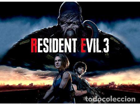 M&eacute;dailles th&eacute;matiques: poster juego resident evil 3 remake 47x32cm 200grms