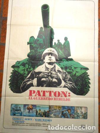 M&eacute;dailles th&eacute;matiques: afiche de cine patton el guerrero revelde cod 335