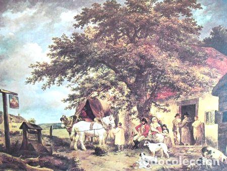 M&eacute;dailles th&eacute;matiques: reproduccion italiana rest time morland 50x70