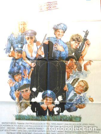 M&eacute;dailles th&eacute;matiques: afiche de cine locademia de policia 3 cod 175