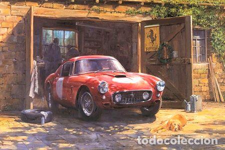 M&eacute;dailles th&eacute;matiques: lamina poster garage de la ferrari 9v 07 19