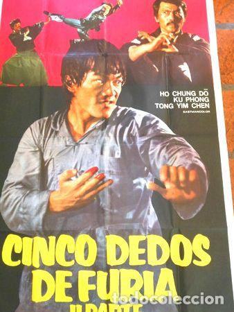 M&eacute;dailles th&eacute;matiques: afiche de pelicula cinco dedos de furia ii parte
