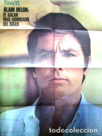 M&eacute;dailles th&eacute;matiques: lote 7 posters actores delon palito ortega lovero whiting
