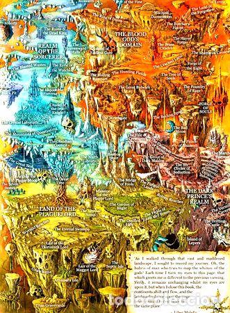 Medallas tem&aacute;ticas: poster warhammer fantasy reino del caos 120x85 cm