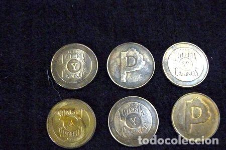 Medallas tem&aacute;ticas: lote fichas de casino provincia de buenos aires