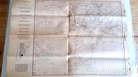 Medallas tem&aacute;ticas: mapa instgeogmilitar diario la prensa 24 noviembre 1932
