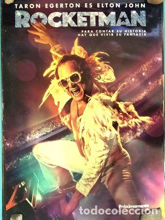 Medalhas tem&aacute;ticas: afiche rocketman elton john original cine
