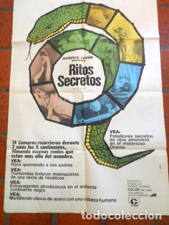 Medalhas tem&aacute;ticas: afiche de cine ritos secretos n61