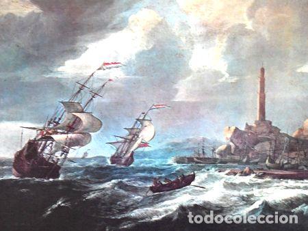 Medalhas tem&aacute;ticas: reproduccion italiana marina at anchor 50x70