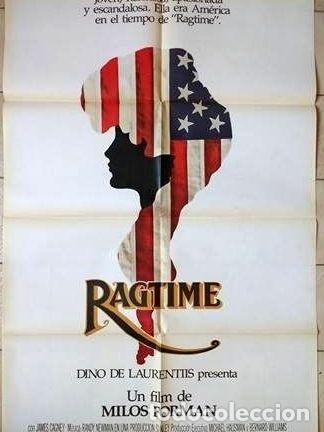 Medalhas tem&aacute;ticas: antiguo afiche poster original d cine ragtime