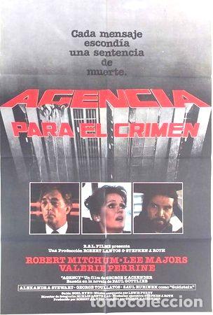 Thematic medals: antiguo afiche original de cine agencia para el crimen