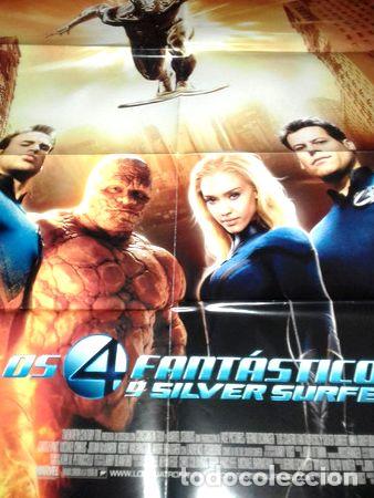 Thematic medals: poster de la pelicula los 4 fantasticos y silver surfer