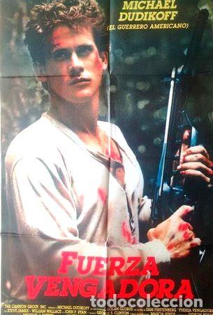 Thematic medals: antiguo afiche poster original cine fuerza vengadora