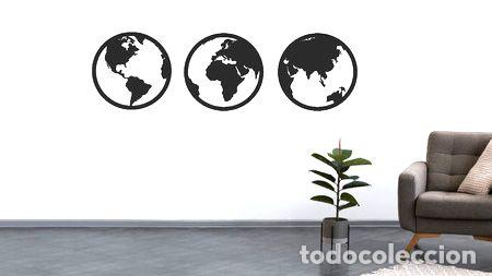 Thematic medals: mapa 3 mundos chico 23x23 cm