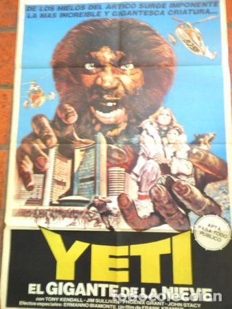 M&eacute;dailles th&eacute;matiques: afiche de cine yeti el gigante de las nieves n66
