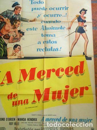 M&eacute;dailles th&eacute;matiques: afiche de pelicula a merced de una mujer