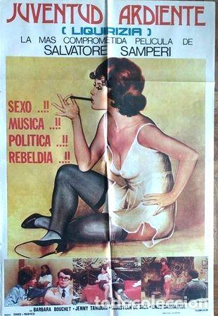 M&eacute;dailles th&eacute;matiques: antiguo afiche poster original de cine juventud ardiente