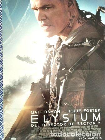 M&eacute;dailles th&eacute;matiques: afiche original elysium neill blomkamp cine