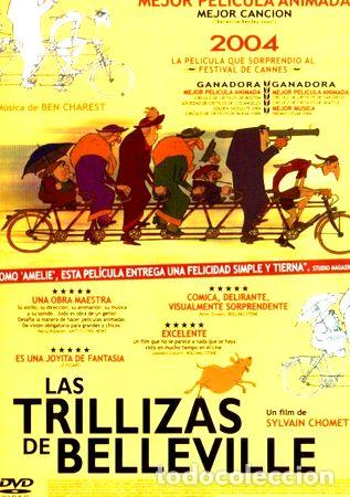 M&eacute;dailles th&eacute;matiques: poster de cine frances las trillizas de belleville 100x70 cm