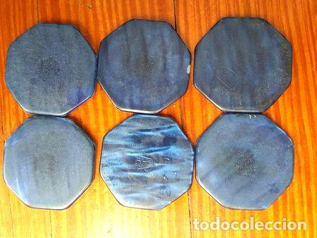 Medaglie tematiche: fichas de casino nacaradas antiguas lote de 6 diametro 45