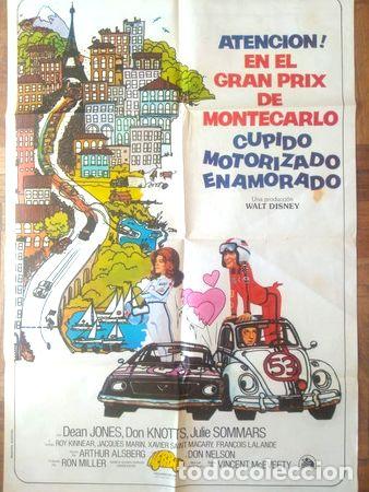 Medaglie tematiche: antiguo afiche original cupido motorizado enamorado gran pr
