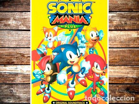 M&eacute;dailles th&eacute;matiques: poster juego sonic mania 47x32cm 200grms