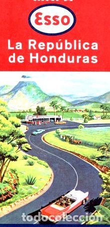 M&eacute;dailles th&eacute;matiques: mapa esso honduras ano 1960