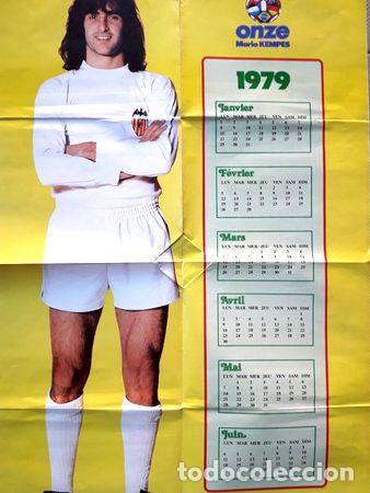 M&eacute;dailles th&eacute;matiques: poster doble de revista onze almanaque 1979 kempes
