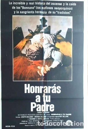 Thematische Medaillen: antiguo afiche poster original de cine honraras a tu padre
