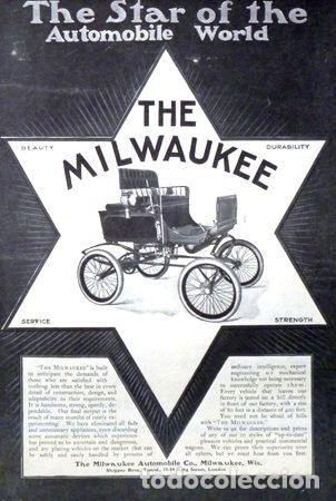 Thematische Medaillen: poster milwaukee 1901 y poster ford 1905