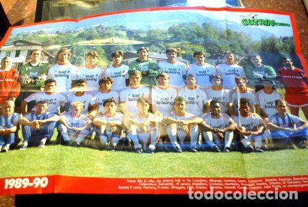 Medallas tem&aacute;ticas: posters del bari y del inter temporada 1989 1990