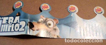 M&eacute;dailles th&eacute;matiques: juguete corona de carton burguer era de hielo 3