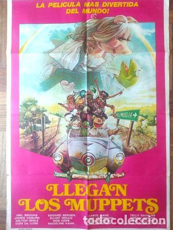 M&eacute;dailles th&eacute;matiques: antiguo afiche poster original de cine llegan los muppets