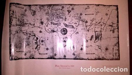 M&eacute;dailles th&eacute;matiques: lamina mapa universal 1502 reproduccion de carlos sanz