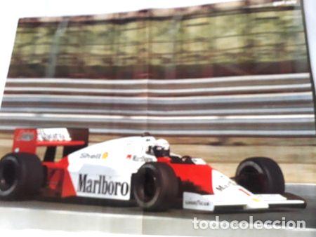 M&eacute;dailles th&eacute;matiques: lote x 10 antiguas laminas poster sport auto formula 1