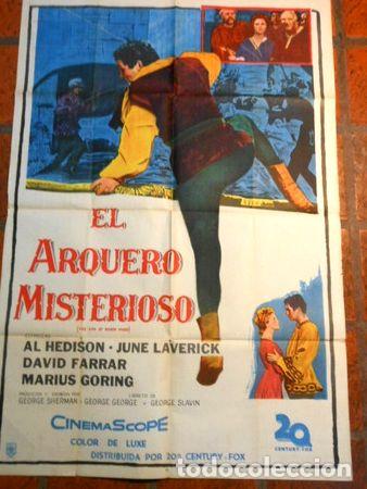 Medalhas tem&aacute;ticas: afiche de cine el arquero misterioso
