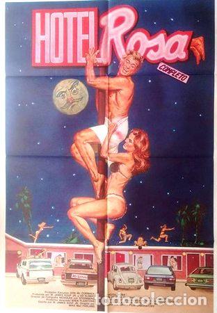 Medaglie tematiche: antiguo afiche poster original de cine hotel rosa