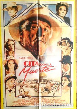 Medaglie tematiche: antiguo afiche poster original de cine cita con la muerte
