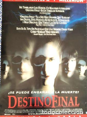 Medaglie tematiche: afiche original destino final cine