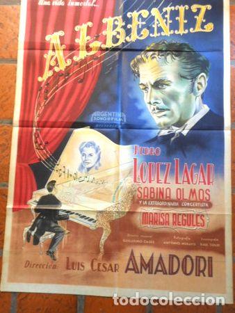 Medalhas tem&aacute;ticas: afiche de cine albeniz director lc amadori n34