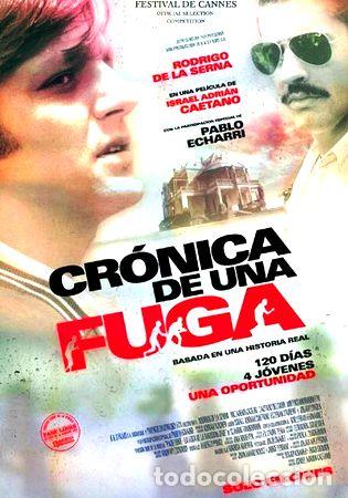 Medaglie tematiche: poster de cine pelicula cronica de una fuga incaa 100x70 cm