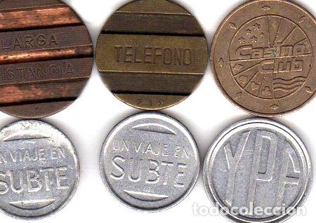 Medaglie tematiche: fichas lote de 14 fichas varias