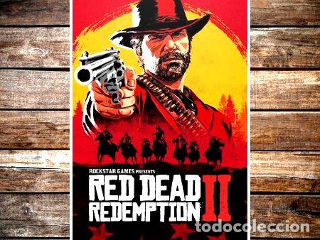 Medaglie tematiche: poster juego red dead redemption 2 47x32cm 200grms