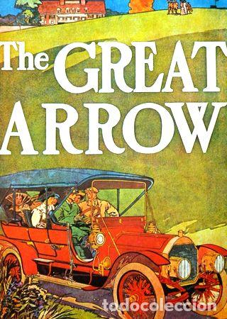 Medaglie tematiche: poster the great arrow 1909 baker electric vehicles 1909