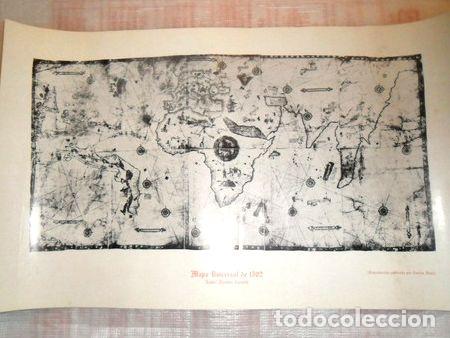Medaglie tematiche: mapa universal de 1502 reproduccion publicada carlos sanz