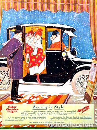 Medaglie tematiche: poster baker electrics 1916 y simplex 1916