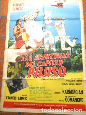 Medaglie tematiche: afiche de cine las aventuras del capitan piluso cod 348